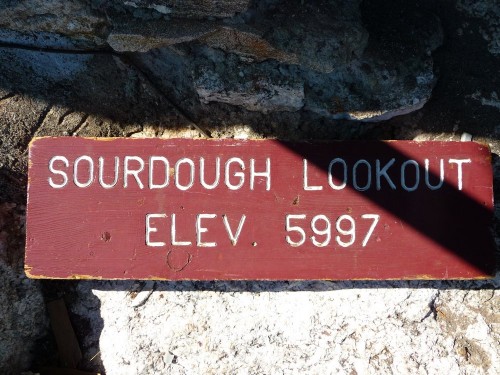 Sourdough Lookout Marker