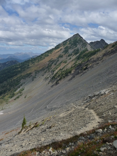 Scree slope on the Devil's Dome Loop