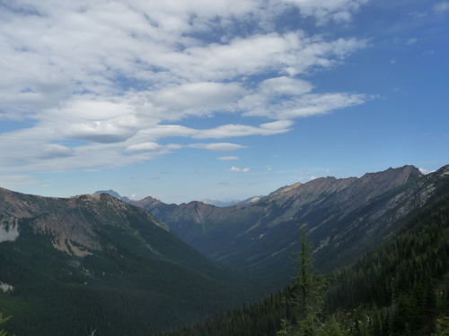 View from Mebee Pass
