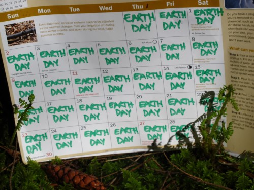 EarthDay calendar K. Renz